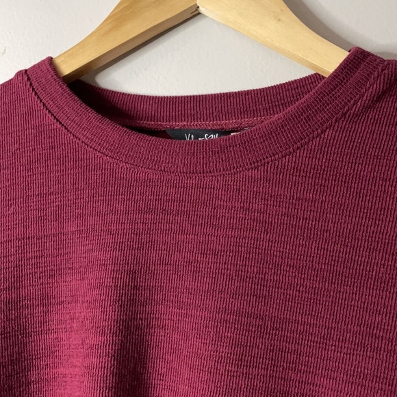 Velvet Heart Heathered Long Sleeve Crewneck Blouse - Picture 5 of 10